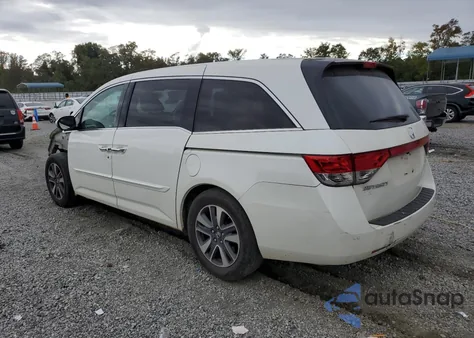 2015 Honda Odyssey Touring from USA, damaged, VIN 5FNRL5H98FB122789